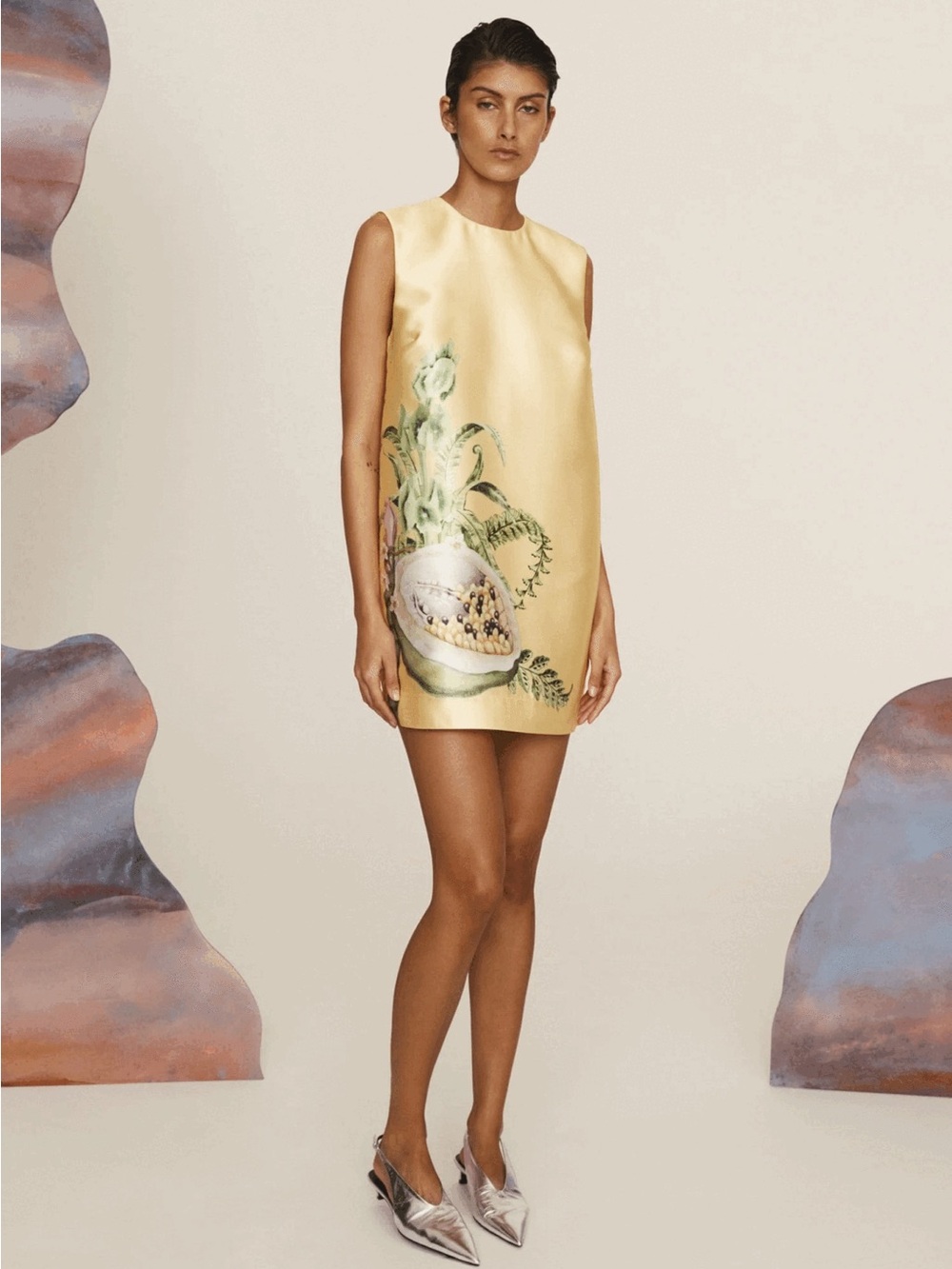 NWT ALÉMAIS Sol Mini Dress in Lemon Yellow – Size US 6 / AU 10